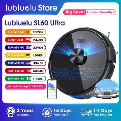 LUBLUELU SAUGROBOTER MIT WISCHMOPP 4500PA