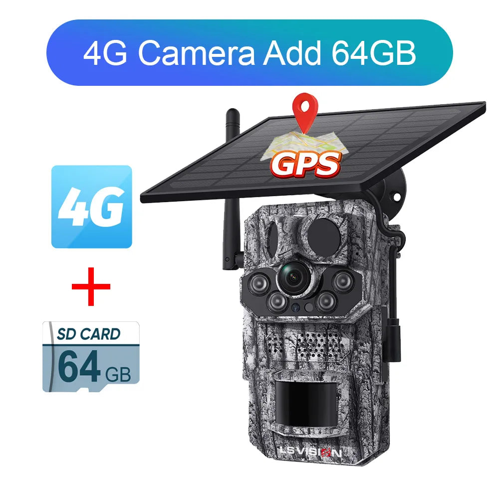 SOLAR 4G LTE WILDKAMERA NACHTSICHT