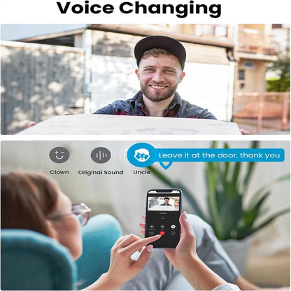 IEGEEK WIRELESS VIDEO DOORBELL 2K WITH CHIME
