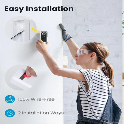 IEGEEK WIRELESS VIDEO DOORBELL 2K WITH CHIME