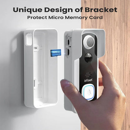 IEGEEK WIRELESS VIDEO DOORBELL 2K WITH CHIME