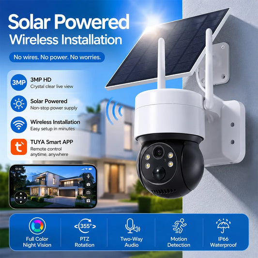 SOLAR WLAN ÜBERWACHUNGSKAMERA